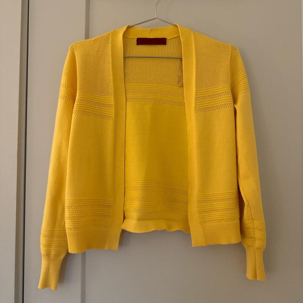 Love scarlett yellow cardigan